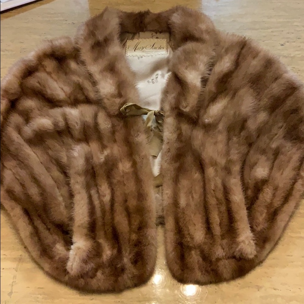 Vtg Mary Sachs fur sash